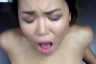 Filipina Amerika Berambut Bucak Botak Seks dengan Orang Asing Total di California