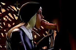 SFM 修女口交带声音